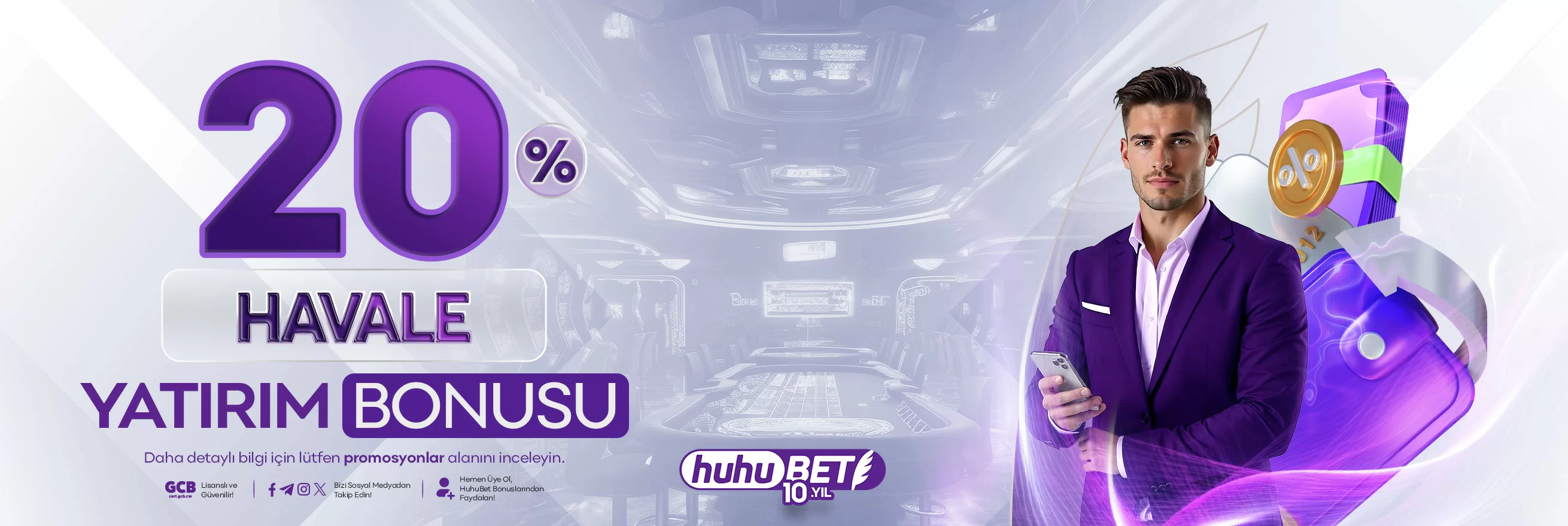 Huhubet havale yatırım bonusu